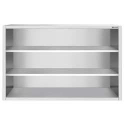 Szafka wisząca ze stali nierdzewnej PREMIUM - 1600x400mm - otwarta - 1000mm wysokości