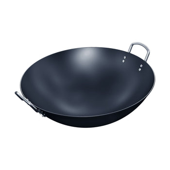 Patelnia wok - stal walcowana - Ø 450mm - wysokość: 145mm - kompatybilna z IDS3N, IDS8N i IDS9