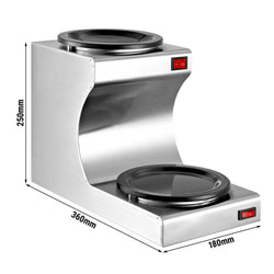 Płyta grzewcza – na 2 dzbanki do kawy lub herbaty o średnicy 174 mm – 160 W