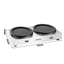 Płyta grzewcza – na 2 dzbanki do kawy lub herbaty o średnicy 174 mm – 120 W