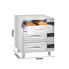 Commercial Warming Drawers - 3-Drawer - 3 × GN 1/1 - 6kW - 824x578x957mm