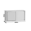 Commercial Stainless Steel Wall Cabinet / Kitchen Cupboard ECO - 1200x400x650mm - with Sliding Doors