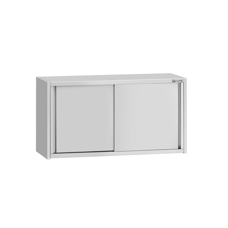 Commercial Stainless Steel Wall Cabinet / Kitchen Cupboard ECO - 1200x400x650mm - with Sliding Doors