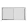 Commercial Stainless Steel Wall Cabinet / Kitchen Cupboard ECO - 1200x400x650mm - with Sliding Doors
