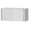 Commercial Stainless Steel Wall Cabinet / Kitchen Cupboard ECO - 1400x400x650mm - with Sliding Doors