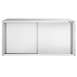 Commercial Stainless Steel Wall Cabinet / Kitchen Cupboard PREMIUM - 1400x400x650mm - with Sliding Doors