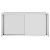Commercial Stainless Steel Wall Cabinet / Kitchen Cupboard ECO - 1400x400x650mm - with Sliding Doors
