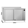 Szafa grzewcza ECO – 1400 x 700 mm – z nadstawką i drzwiami przesuwnymi – cyfrowa