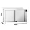Szafa grzewcza PREMIUM – 1400 x 700 mm – z nadstawką i drzwiami przesuwnymi – cyfrowa