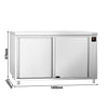 Commercial Hot Cupboard PREMIUM – 1400 × 700 mm – Sliding Doors – Digital