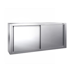 Szafka ścienna PREMIUM ze stali nierdzewnej - 1600x400 mm - z drzwiami przesuwnymi - 650 mm wysokości