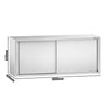 Commercial Stainless Steel Wall Cabinet / Kitchen Cupboard PREMIUM - 1800x400x650mm - with Sliding Doors
