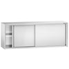 Commercial Stainless Steel Wall Cabinet / Kitchen Cupboard PREMIUM - 2000x400x650mm - with Sliding Doors