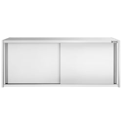 Commercial Stainless Steel Wall Cabinet / Kitchen Cupboard PREMIUM - 2000x400x650mm - with Sliding Doors