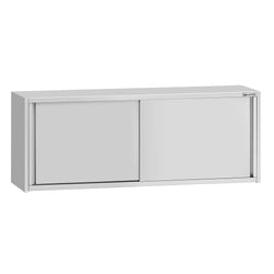Commercial Stainless Steel Wall Cabinet / Kitchen Cupboard ECO - 2000x400x650mm - with Sliding Doors