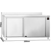 Szafa grzewcza PREMIUM – 2000 x 600 mm – z nadstawką i drzwiami przesuwnymi – cyfrowa