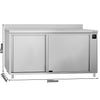 Szafa grzewcza ECO – 2000 x 700 mm – z nadstawką i drzwiami przesuwnymi – cyfrowa