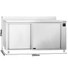 Szafa grzewcza PREMIUM – 2000 x 700 mm – z nadstawką i drzwiami przesuwnymi – cyfrowa
