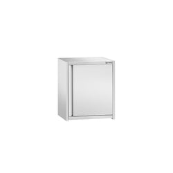 Szafka wisząca naścienna ze stali nierdzewnej PREMIUM - 600x400 mm - z drzwiami na zawiasach - 650 mm wysokości
