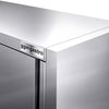 Szafka wisząca naścienna PREMIUM – stal nierdzewna – 800 x 400 mm – wysokość: 1000 mm – z drzwiami skrzydłowymi