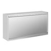 Szafka wisząca ze stali nierdzewnej PREMIUM - 1600x400mm - z drzwiami suwanymi - 800mm wysokości