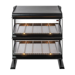 Witryna grzewcza – 710 mm – 1,02 kW – z 2 półkami – z osobnym sterowaniem