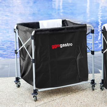 Wózek na pranie - składany - 300 litrów - rama	aluminiowa - Prime Gastro