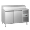 Stół przygotowawczy ECO – 1360 mm – na 7x GN 1/3 – z 2 drzwiami