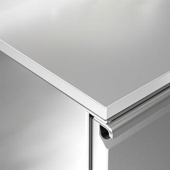 Stół chłodniczy do napojów ECO - 1360x700 mm - z 2 szklanymi drzwiami i panelem tylnym - Prime Gastro