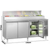 Commercial Prep Counter ECO - 1795mm - 3 Doors - for 8x GN 1/3