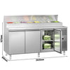 Commercial Prep Counter ECO - 2020x800mm - 3 Doors - for 10x GN 1/3