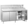 Commercial Prep Counter ECO - 2020x800mm - 3 Doors - for 10x GN 1/3