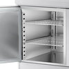 Stół chłodniczy PREMIUM PLUS - 2452x600mm - 510L - z 1 drzwiami - z 6 szufladami - z 1 komorami - z rantem