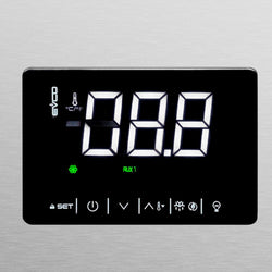 Stół chłodniczy PREMIUM PLUS - 2452x700mm - 630L - z 8 szufladami - z 1 komorami prawa - z rantem
