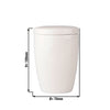 (12 szt.) LUX - Cukiernica - porcelana - Ø70mm - Wys.: 100mm - Kość słoniowa