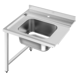 Stół podawczy – 800 mm – montaż po lewej stronie – z 1 zlewem – do DSHI1080WD