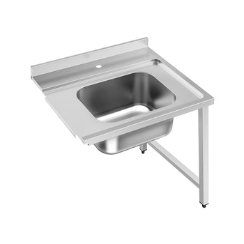 Stół podawczy - 800 mm - mocowanie prawe - z 1 zbiornikiem - do DSHI1080WD - Prime Gastro