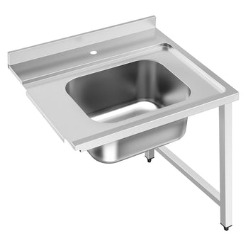 Stół podawczy - 800 mm - mocowanie prawe - z 1 zbiornikiem - do DSHI1080WD - Prime Gastro