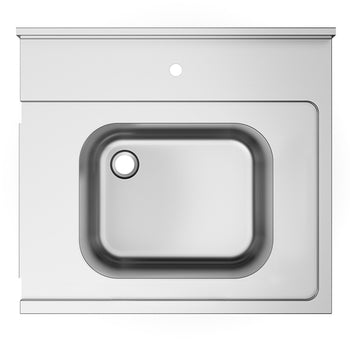 Stół podawczy - 800 mm - mocowanie prawe - z 1 zbiornikiem - do DSHI1080WD - Prime Gastro