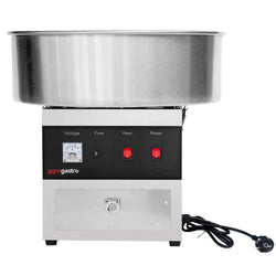 Commercial Candy Floss Machine - Ø520mm - 950W - Stainless Steel - with Sneeze Guard