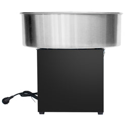 Commercial Candy Floss Machine - Ø520mm - 950W - Black - with Sneeze Guard