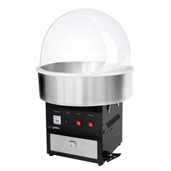 Maszyna do waty cukrowej - Ø520mm - 950W - Czarny - z pokrywą