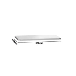 Półka pośrednia - do stołów produkcyjnych ATK87 & ATK87A - 800x663x87mm - stal nierdzewna