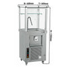 Maszyna do ajranu – stal nierdzewna – 40 L – 350 W