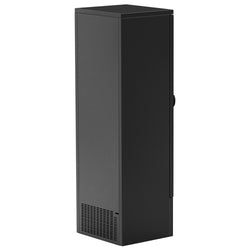 Szafa chłodnicza przeszklona PREMIUM - 280L- 600mm - oświetlenie LED - Czarna - Dla PL - 4–12°C