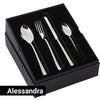 Cutlery set - Alessandra - 18/10 stainless steel - incl. cutlery box