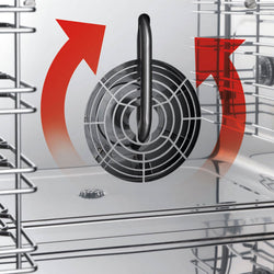 Elektryczny - Piec konwekcyjno - parowy piekarniczy - 4x GN 1/1 lub 4x EN 600x400 - z systemem mycia - w zestawie: Sonda rdzeniowa - w zestawie: System czyszczący