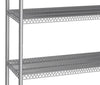 Stainless Steel Shelving Unit - 1220x360mm - with 4 shelves (FIXED)