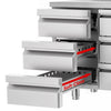 Stół chłodniczy PREMIUM - 1865x700mm - 474L - z 9 szufladami