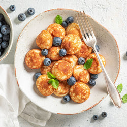 Gofrownica - Pojedyncza - 1,7kW - poffertjes 50 szt. - Ø 42mm - na 50 szt. - płyty z powłoką teflonową